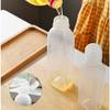 Bottiglia di plastica per condimenti urlo olio senza appeso controllo olio pentola olio salsa di soia aceto bottiglia da spremere salsa per insalata ketchup bottiglia da spremere salsa