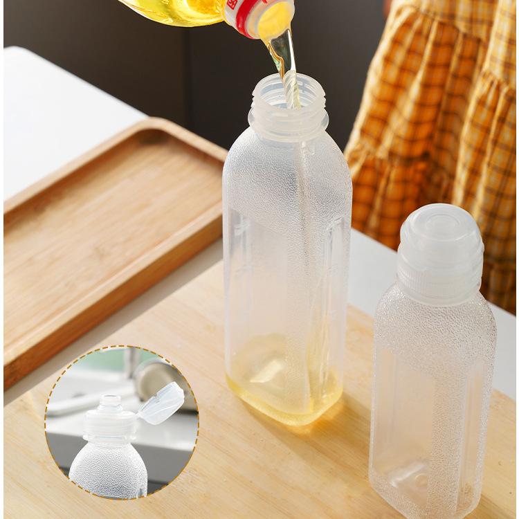Bottiglia di plastica per condimenti urlo olio senza appeso controllo olio pentola olio salsa di soia aceto bottiglia da spremere salsa per insalata ketchup bottiglia da spremere salsa