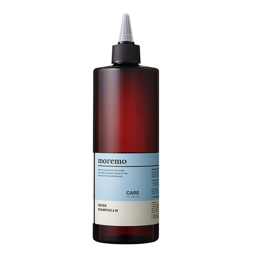 moremo Water Shampoo W (500ml / Citrus Scent) Silicone-Free Shampoo (Authentic Japanese Distributor) Scalp Care