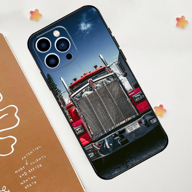 Cool Heavy Truck Car Case For iPhone 15 16 14 13 12 11 Pro Max Plus X XR XS 12 13 Mini Cover Accessories