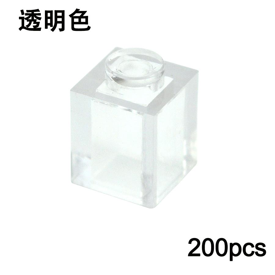 200PCS DIY 1x1 Dots Building Blocks Thick Figures Bricks Educational Creative Size 1*1 Dot Compatible With 3005 Toy for Children