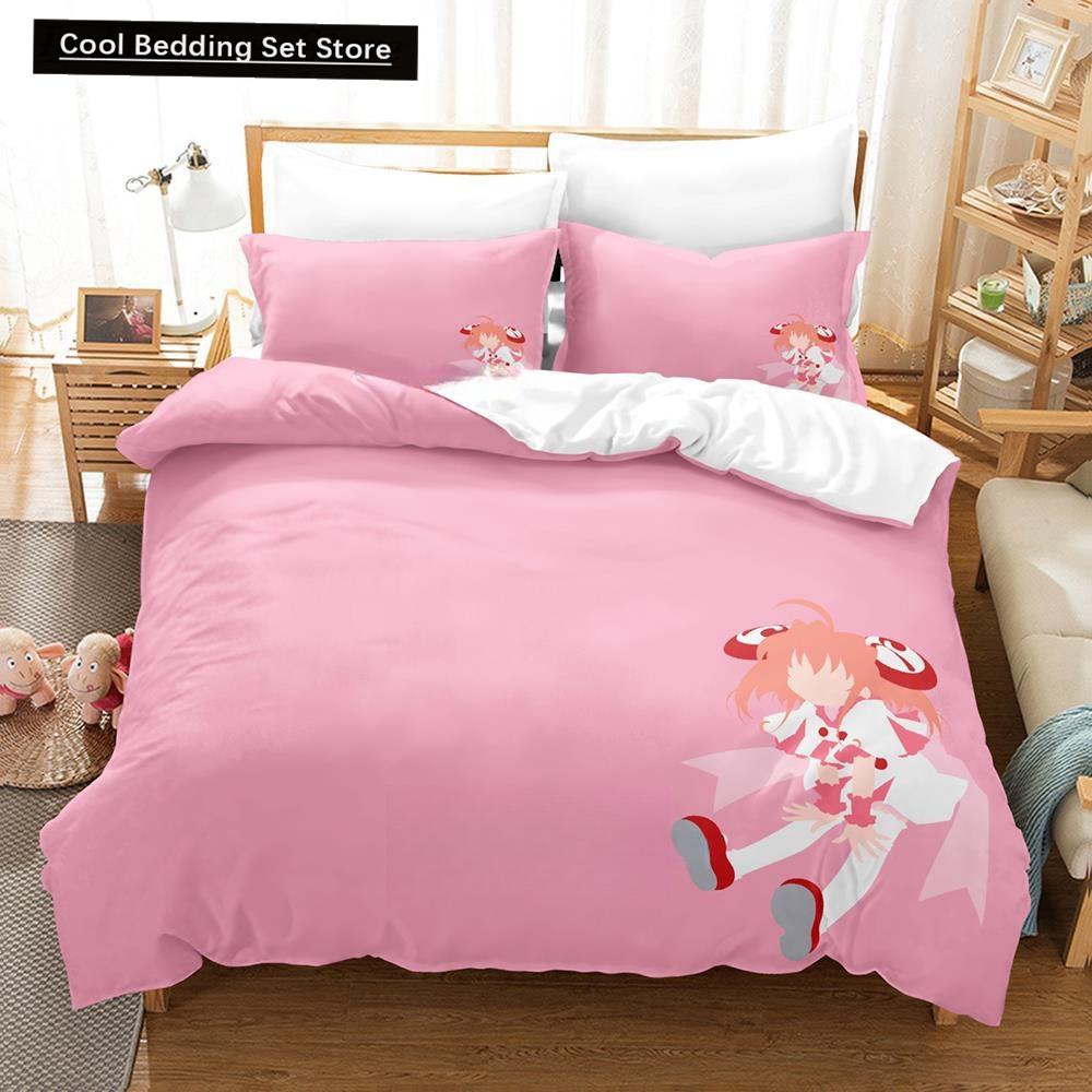 3D Printing Anime Kawaii Girls Rizelmine Bedding Set Single Twin Full Queen King Size Bed Set Adult Kid Bedroom Duvet Cover Sets