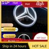 Nový 2025 Pro auto Mercedes Benz Přední mřížka Hvězda Znak LED Osvětlené Logo Bílé Modré Červené Světlo pro Mercedes Benz W204 GLK200