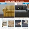 Jacquard Stretch Sofa Cover Pet Friendly Anti Slip Thickened Furniture Protector For Living Room Sofas, 1/2/3 Seater Home Couch