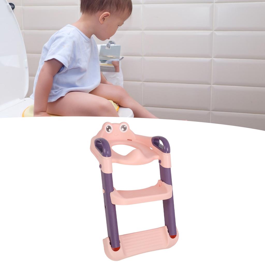 Siège d'Escalier Toilette pour Apprentissage de la Propreté   Tabouret Marchepied Pliable Dessin Animé pour Enfants