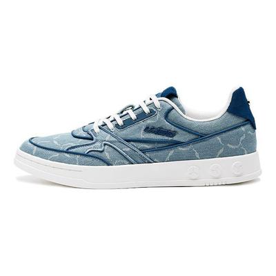 Li Ning Classic Series Durable Low Top Skate Shoes Men Sneakers Light-Blue ALFR183-3