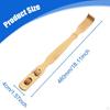 Back Scratcher Handheld Long Handle 18 Inch Bamboo, Strong, Portable Scratching Tool for Friends
