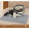 Double-layer Filter Cat Litter Mat EVA Washable Anti-lead Cat Litter Splash Pad Cat Toilet Mat Large Cat Litter Mat