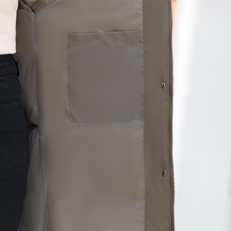 Dámské zimní kabáty středního věku s kapucí ve velkých velikostech svrchní oděvy volné elegantní dlouhé parky tlusté teplé dámské bundy