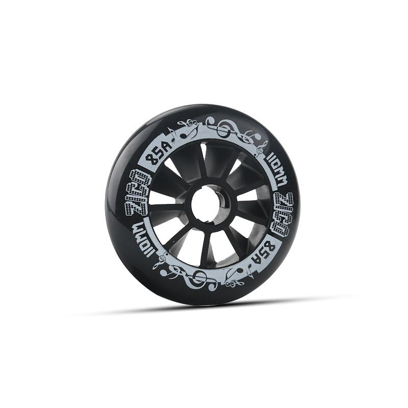 Roller Skates, Speed Skating Wheels, Street Brush Wheels, Racing Big Cake Wheels 90/100/110MM High Elasticity and High Wear Resistance 85A