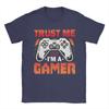 Gamer Girl Boy Men T Shirts GamePad Trust Me Funny Tee Shirt Short Sleeve Round Collar T-Shirt 100% Cotton Birthday Gift Tops