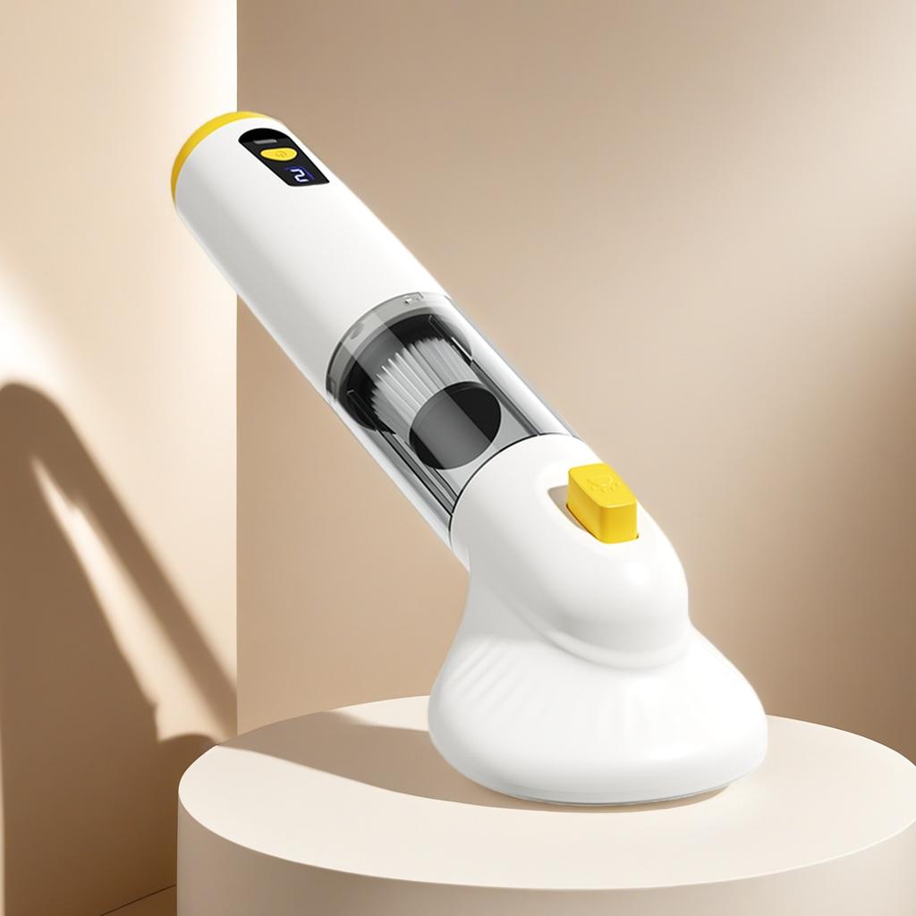 3 In 1 Multifunctional Portable USB Rechargeable Cordless Dog Hair Fur Brush Tools Handheld Pet Grooming Vacuum Cleaner Kit