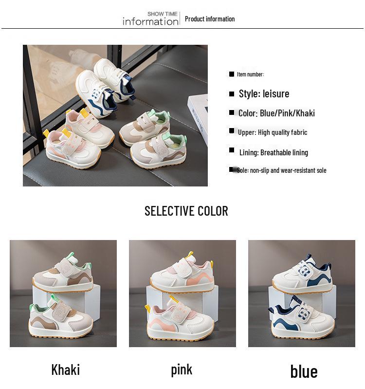 Sportschuhe mit weicher Sohle für Kleinkinder - Modische Freizeit-Sneaker für Jungen & Mädchen für Frühling & Herbst 2026