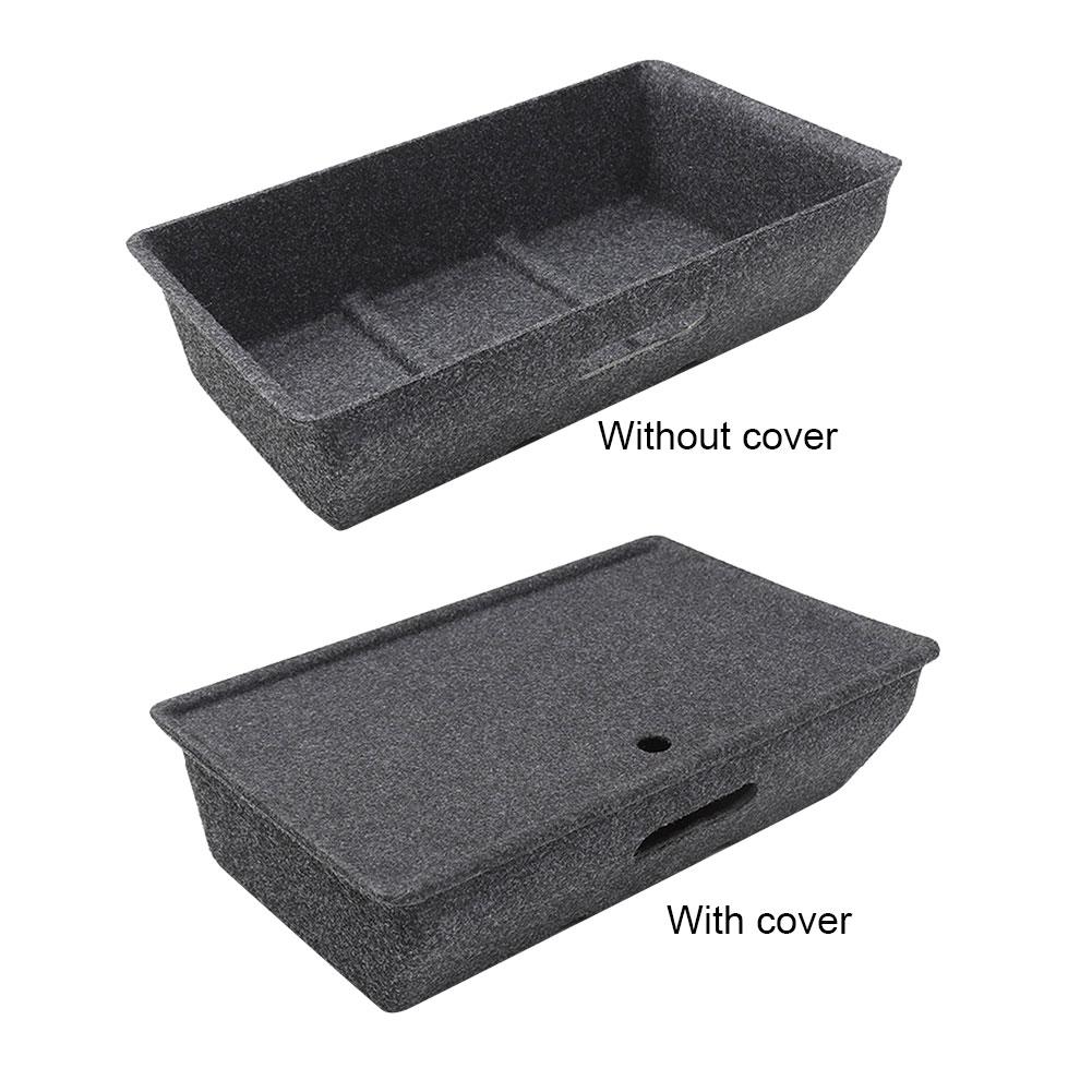 Drawer Holder Car Organizer Underseat Organizer Tray Under Seat Storage Bins Car Lower Box Case for Tesla Model Y 2025-2025