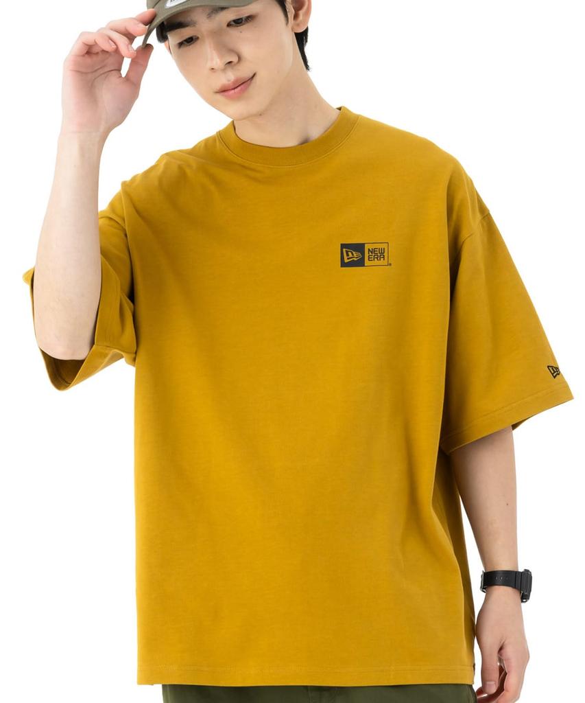 NEW ERA Oversized Cotton Box Logo Bronze black L T-shirt S/S