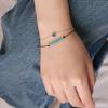 J.Lauren 0B0898 Silver December Birthstone Turquoise Bracelet