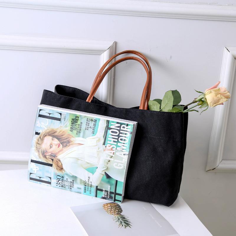 Women's Japanese Style Canvas Crossbody Tote - Large Capacity, Sporty, Casual & Trendy for Students and Commuters