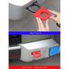 For Land Rover Defender 110 2020-2025 TPE Car Iron Tow Hook Rescue Rear Trailer Hook Protective  Decorative Accessories