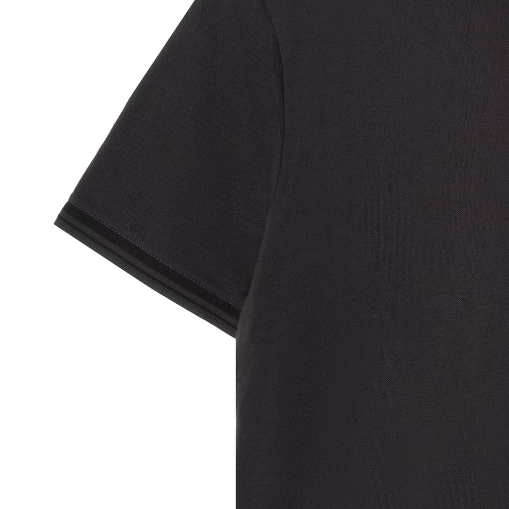 Emporio Armani Ss25 Logo Embroidered Cotton Short Sleeve Polo Shirt Men polo shirts Dark-Green EM000859-AF12955-U8168