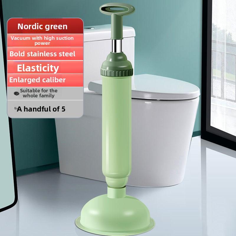 

Мощный вакуумный прочиститель канализации для ванной с кожаной присоской Nordic green