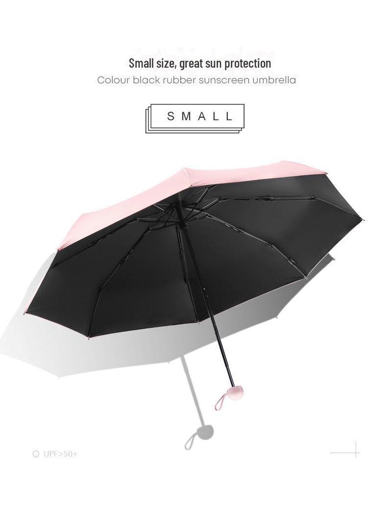 Kompaktní mini slunečník s dvojím použitím: UV ochrana a přenosná sluneční clona