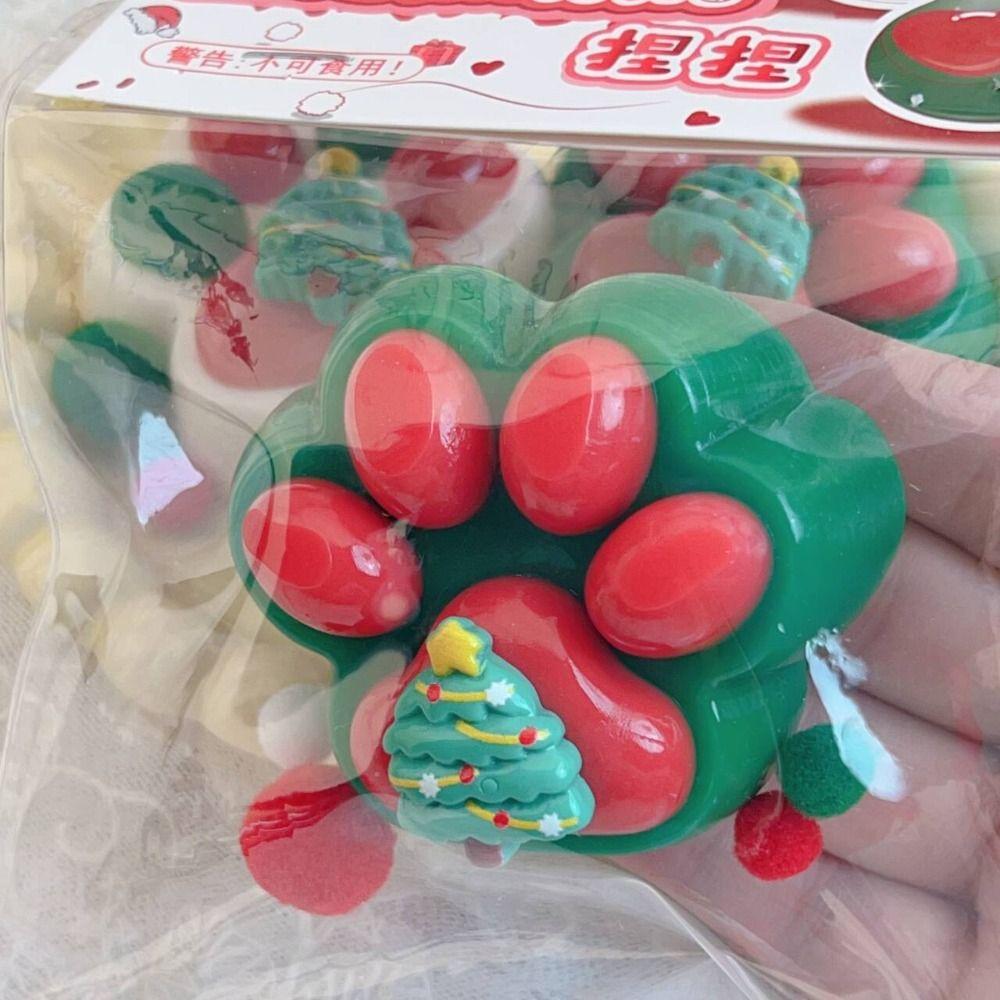 TPR Cat Paw Squeeze Toys Slow Rebound Stress Relief Toy Cute Pinching and Decompressing Toy