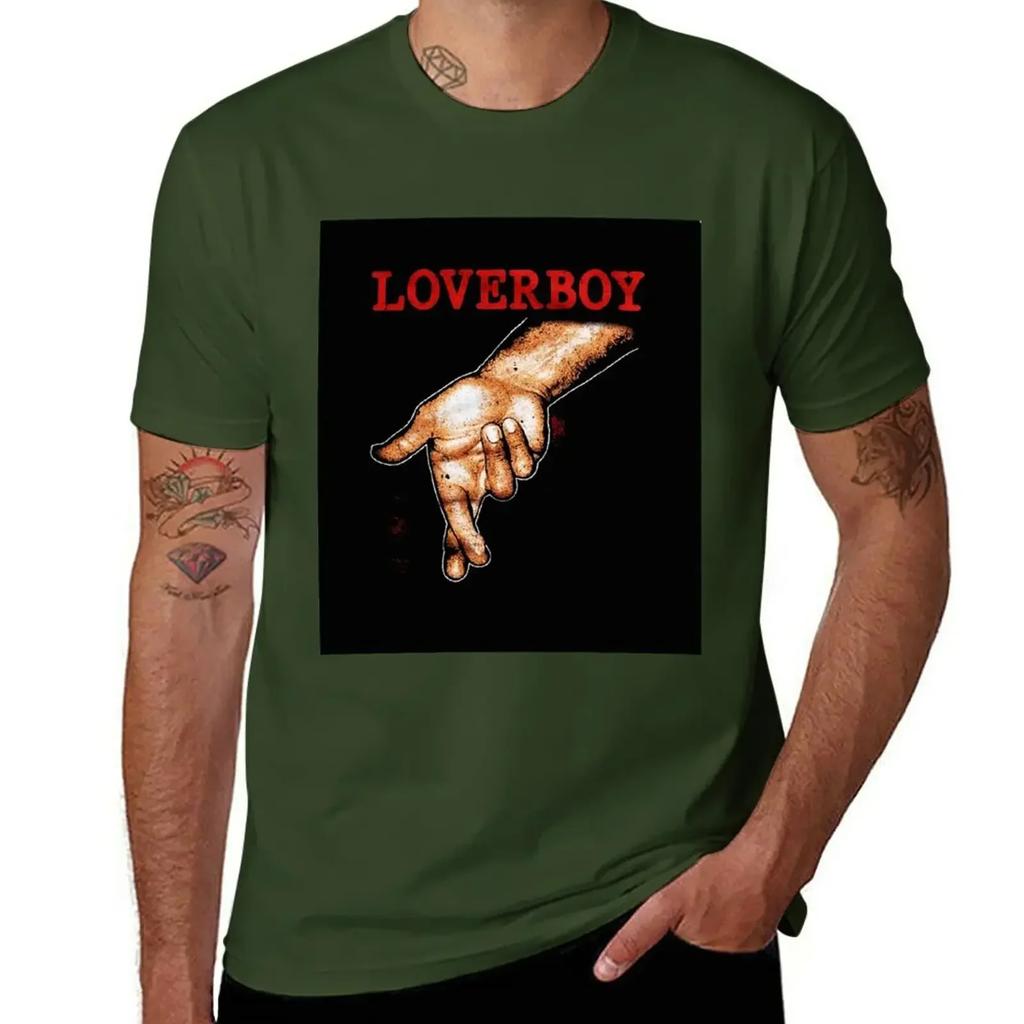 Band rock loverboy logo T-Shirt heavyweights sweat Men's t shirts