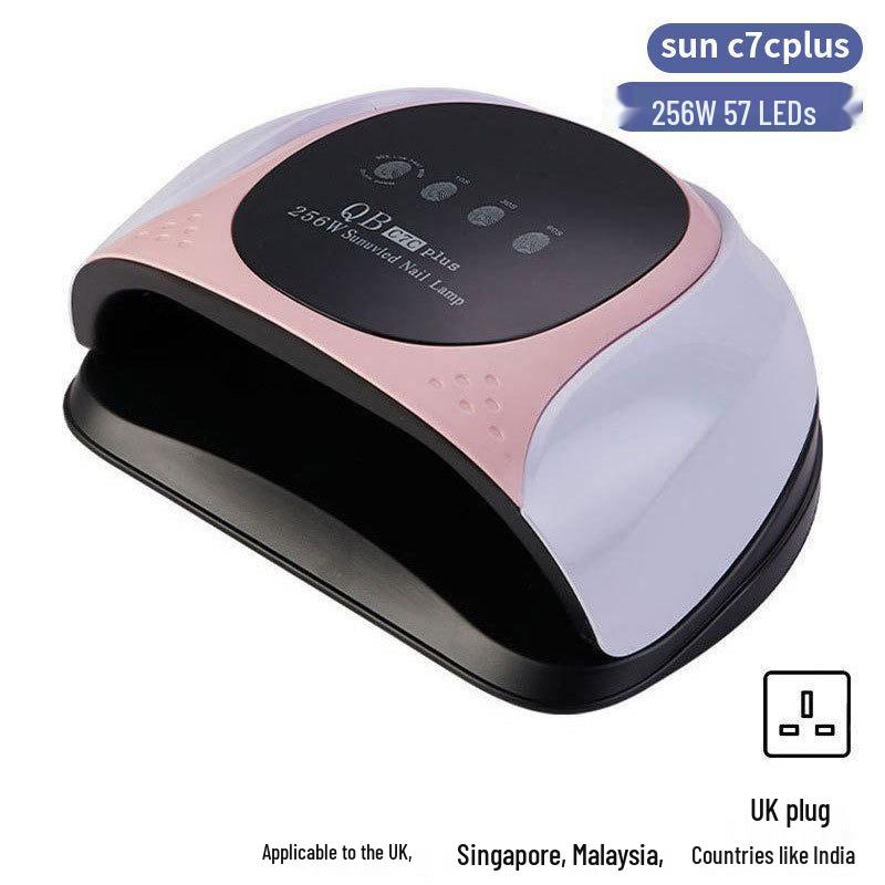 Dazzling 256W LED Nail Curing Lamp, Quick Dry Gel Lamp for Salon Use