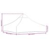 Party Tent Roof 2x2 M Yellow 270 G M²