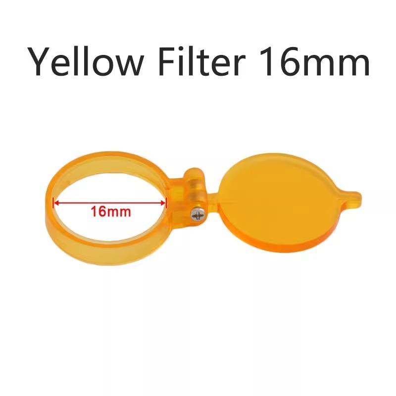 LED Dentistry Headlight Yellow Filter 12mm 16mm 18mm 20mm Eye Care Essential Tool for Labs