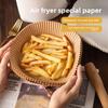 50 Pcs Home Air Fryer Special Disposable Baking Paper Tray Round Silicone Oil Paper