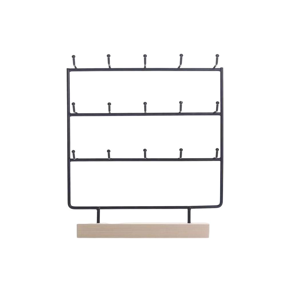 

Jewelry Display Stand Container Professional Home Shop Stable Displaying Container Multi-layer Earrings Rack Storage Holder