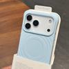 Candy Silicone Protective Velvet Shockproof Case For iPhone 17 Air 16 15 14 13 Pro Max Plus For Magsafe Water Ripple Magnet Capa