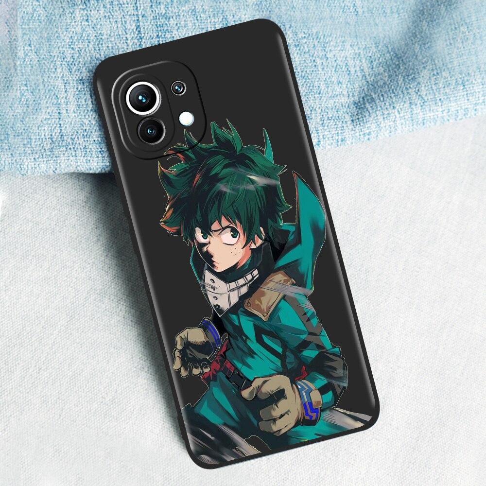 My Hero Academia Anime Pro Xiaomi Mi Poco X3 NFC M3 F3 GT 11 Ultra 11X 11i Note 10 Lite 10T Pro 5G 9T Luxusní silikonové pouzdro na telefon