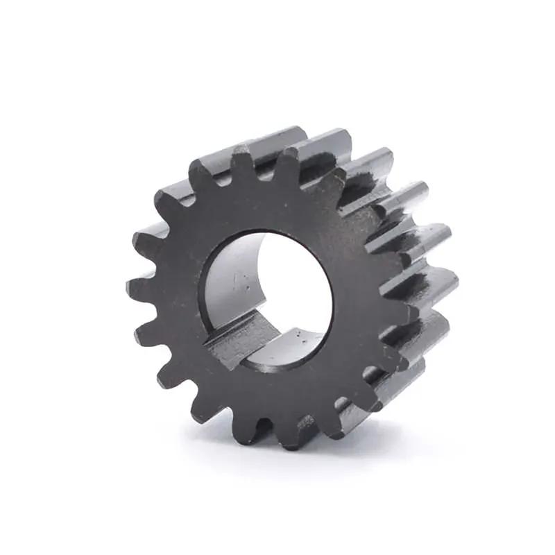 1Pcs 2M Mechanical Transmission Motor Small Gear 45 # Carbon Steel Hole 12/14/16/17/18/19/20/25mm Type 2 23T-30T Positive Gear