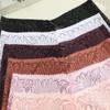 FINETOO 3 Stück Damen Spitze Floral Boyshort Sexy Hollow Out Unterwäsche Niedrige Taille Atmungsaktive Slips Mädchen Weiche Transparente Lingerie