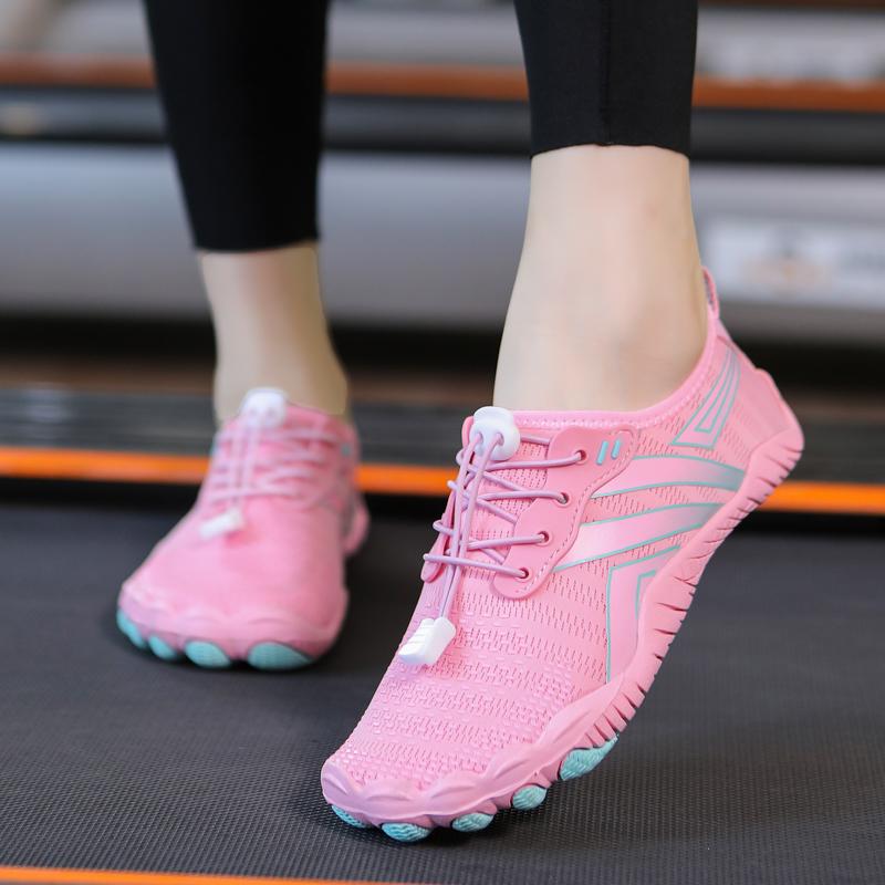 Fitnessschuhe für den Innenbereich Laufband Stoßdämpfung Yoga ******** Seilschuhe Fitnessstudio Training Weichsohlige Sneaker