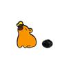 Broche Mignonne Originale Capybara Dessin Animé - Insigne Adorable en Alliage & Décoration de Livre
