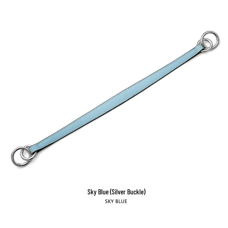 Litschi-Narben-Handtaschenriemen: Einzelschulter & Doppelring-Hardware