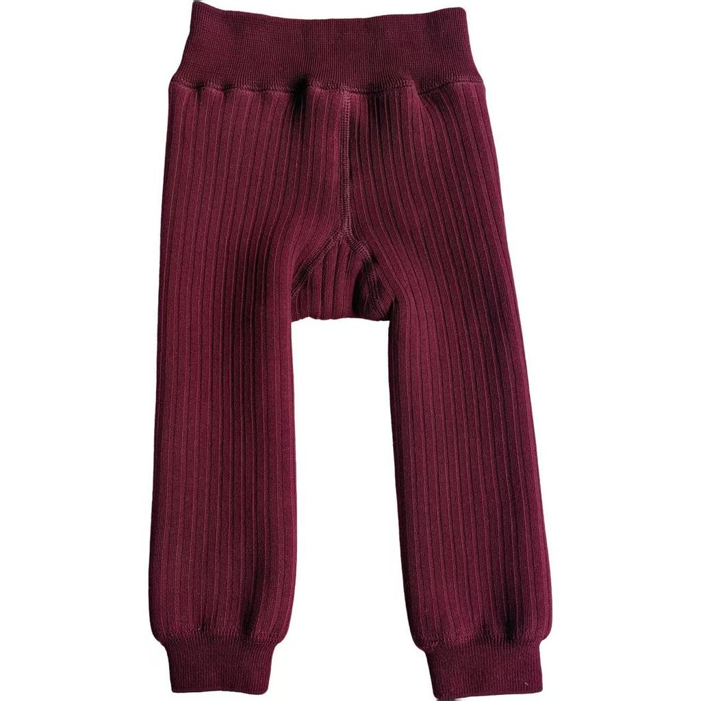 Children's Winter Velvet Base Layer Pants - Thick, Warm Cotton Wool One-Piece for Boys and Girls