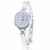 Women Fashion Electronics Wristwatch Casual Stainless Steel Watch Silver