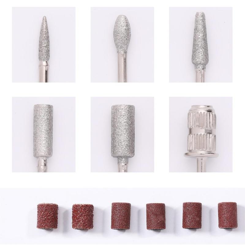 Mini home nail polish machine, nail drill and file machine with acrylic nail kit set, professional nail grinder