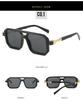 2023 Retro Double Bridge Aviator Sunglasses - European & American Minimalist Fashion