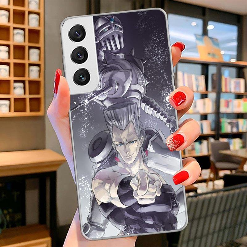 JoJo Bizarre Adventure Cover Phone Case For Samsung Galaxy S26 S25 Edge S24 Ultra S23 S22 Plus S21 S20 FE Soft Fundas Shell Gala