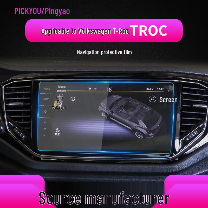 Volkswagen T-ROC 25 Navigations- & Instrumenten-Blaulicht-Schutzfolie für neue Modelle