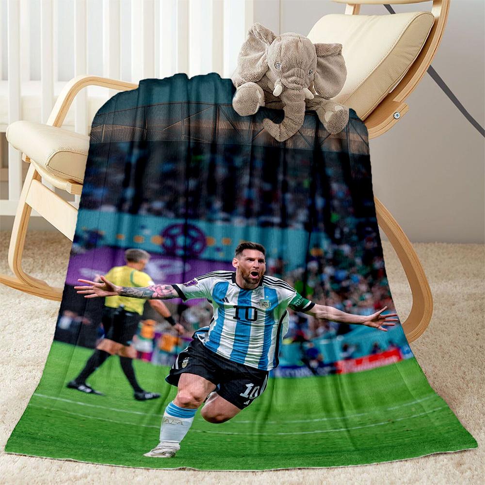 Messi 289 Blanket Ultra-Soft Perfect for Office Sofa Bed All-Season Use Modern Ideal Gift For Birthday Valentine'S Day