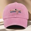 A MenS BUBBA Printed Baseball Cap Vintage And Versatile Suitable for Both Men And Women with an Adjustable Fit Wearable in