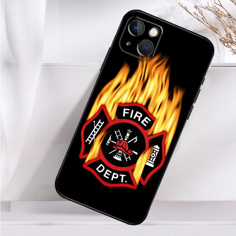 Firefighter Heroes Fireman Phone Case For iPhone 16 15 14 13 12 11 Pro Max Mini X XR XS Max 7 8 Plus Back Cover