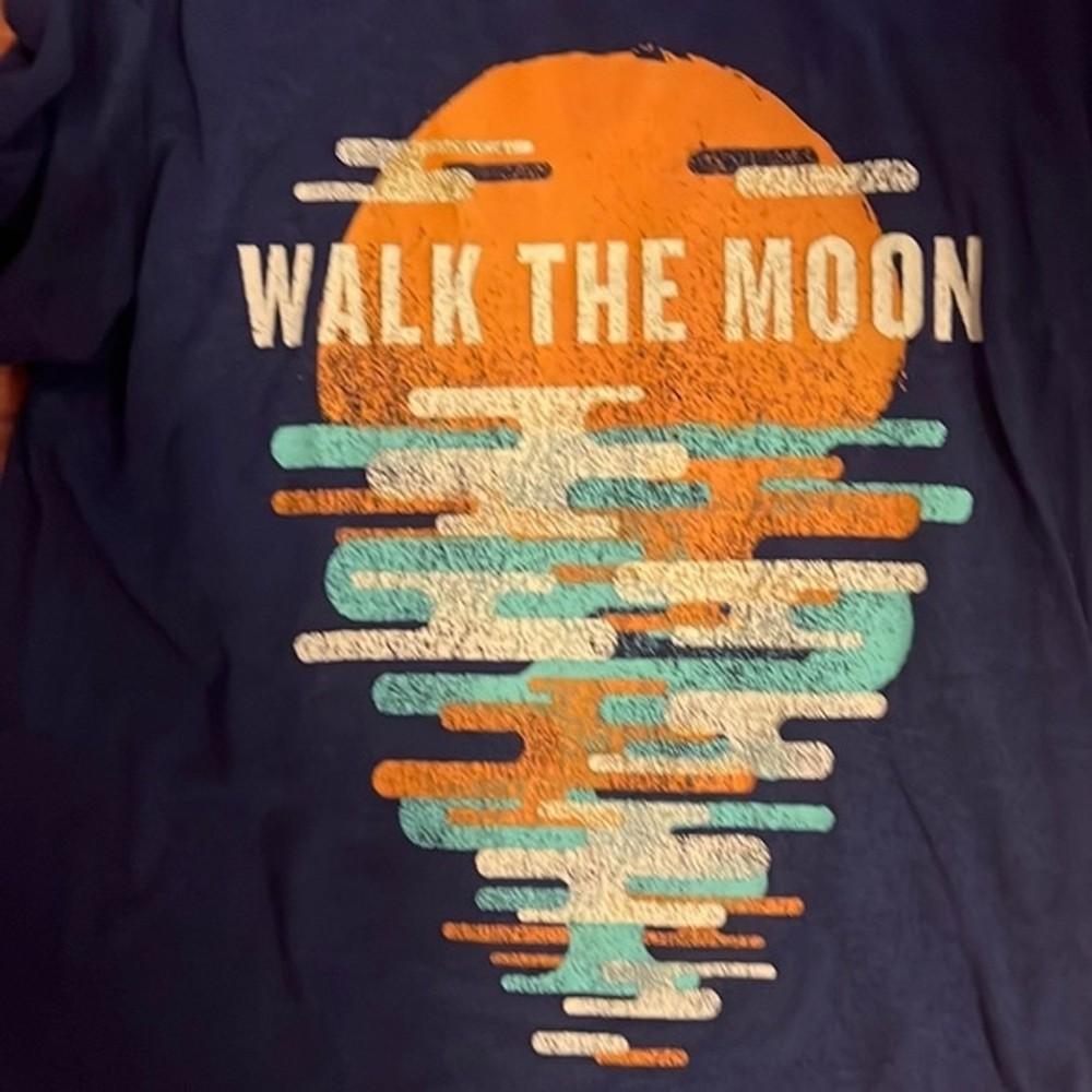 Vintage Style Walk The Moon band Navy Shirt Unisex S to 5XL AR558 Unisex T-Shirt XXXXL 1990₽