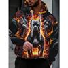 Men's Casual Sportswear Style Hooded Sweatshirt, Regular Fit, with Drawstring Pockets. It Has a Versatile Style and Is Highly Versatile.